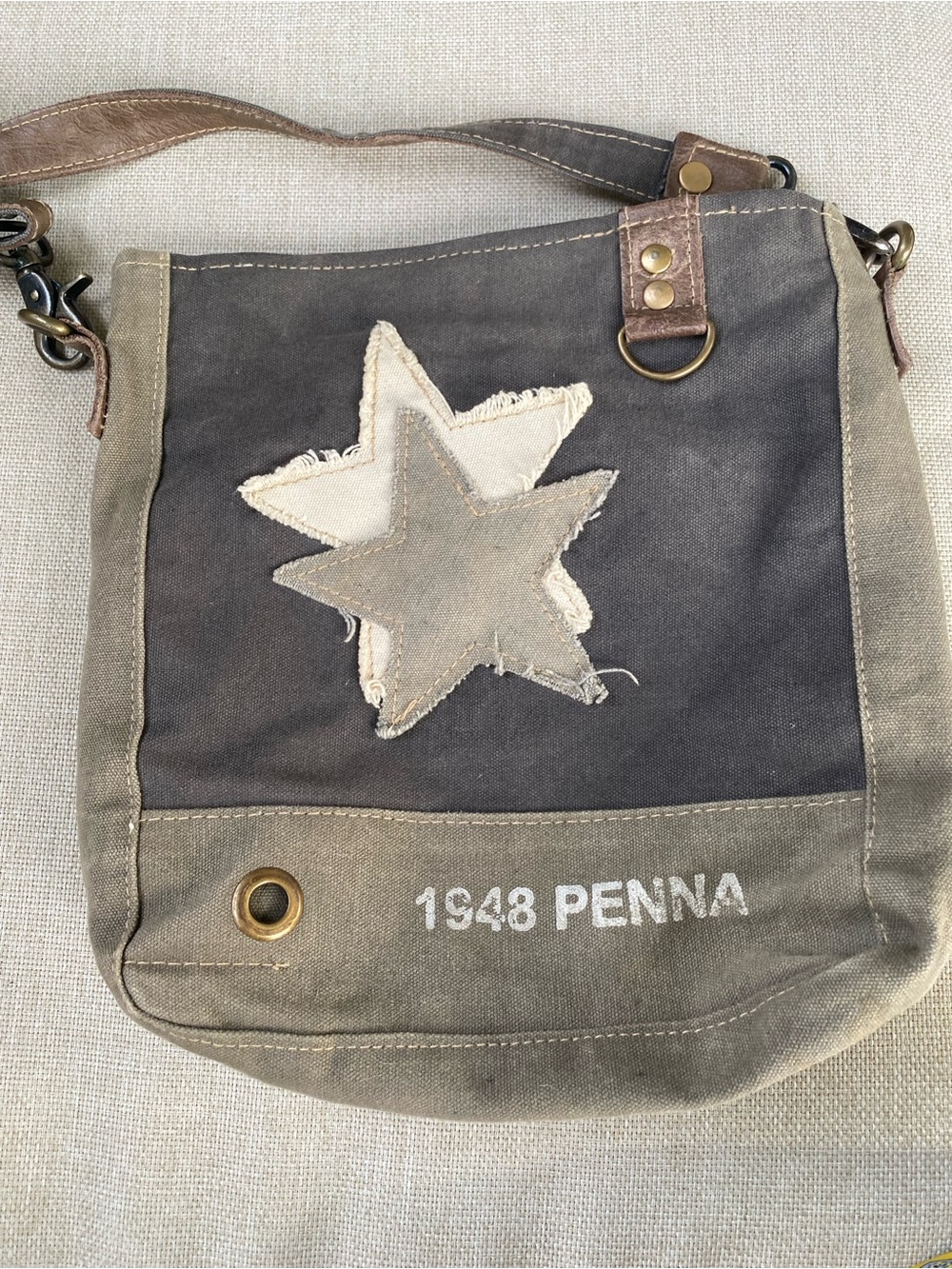 Refurbished Military Canvas Crossbody